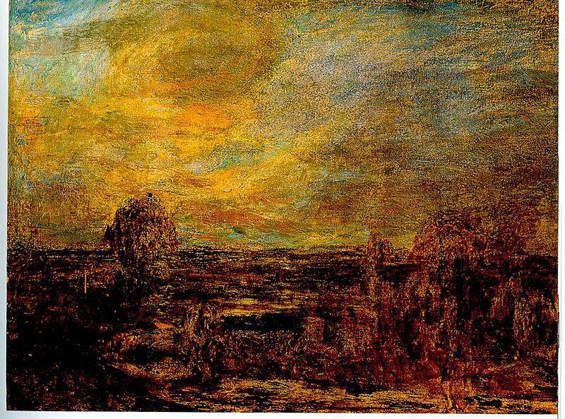 Giovanni Segantini Ebene beim Eindunkeln Sweden oil painting art